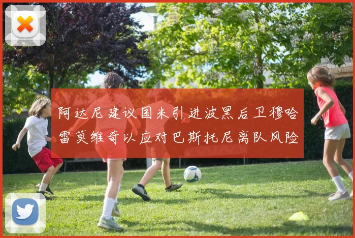 阿达尼建议国米引进波黑后卫穆哈雷莫维奇以应对巴斯托尼离队风险